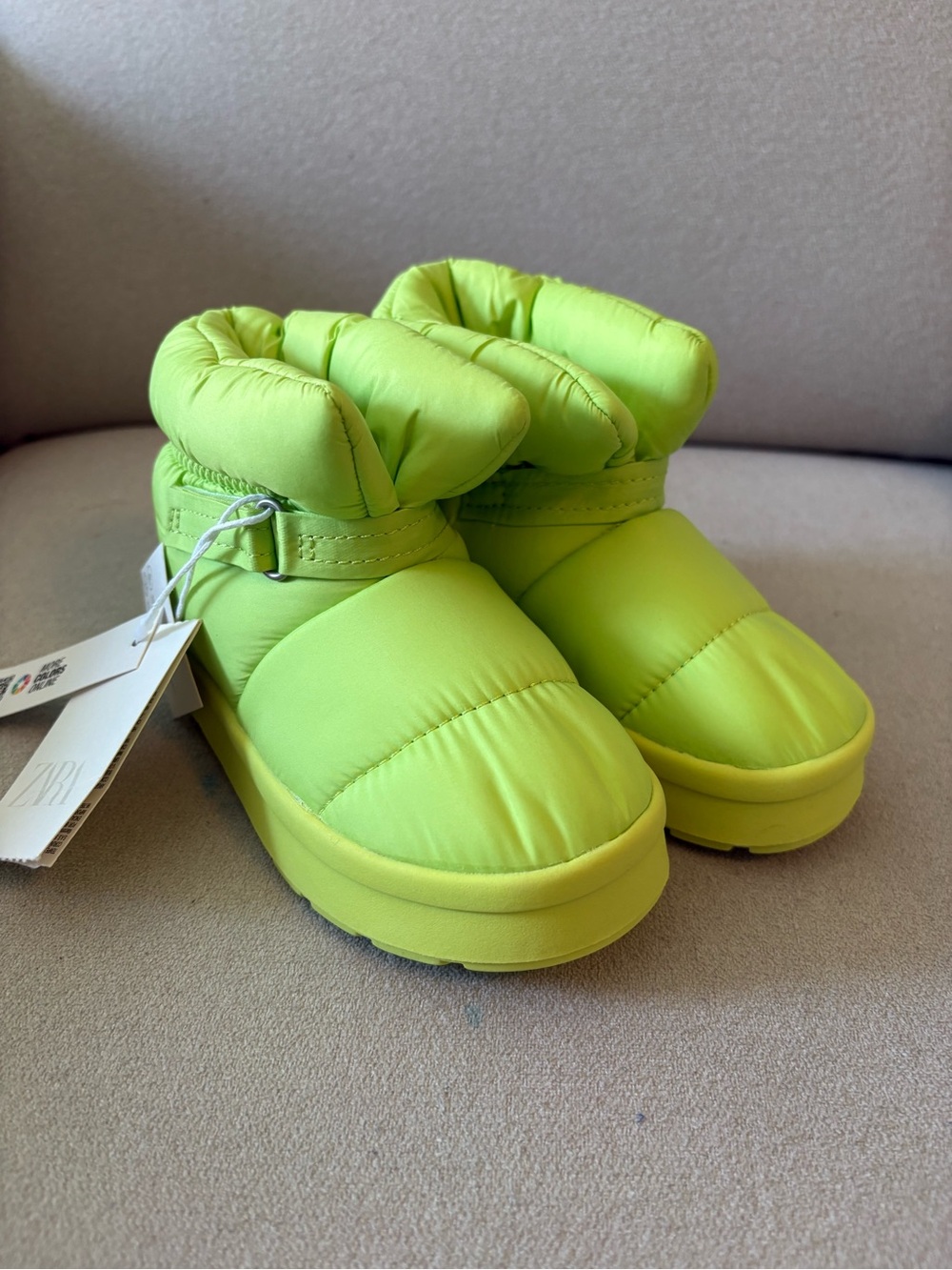 ZARA WATER REPELLENT NYLON BOOTS